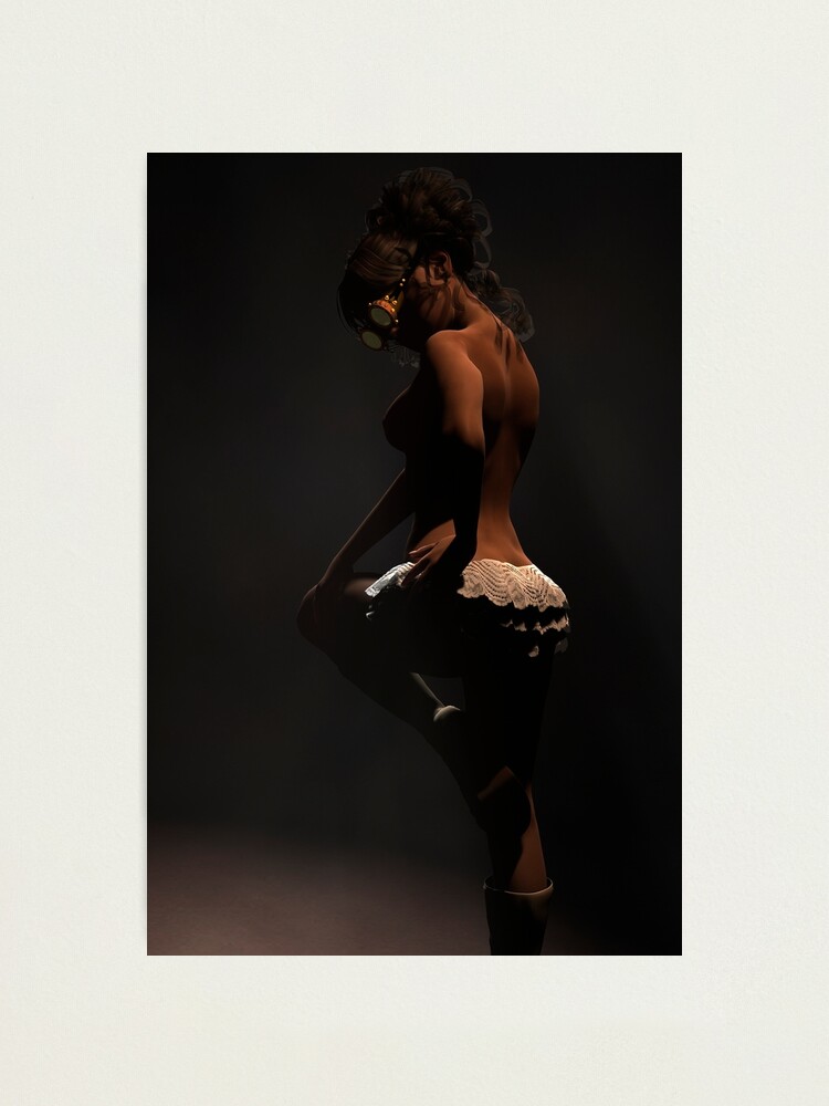 Vista alternativa de Lámina fotográfica Chantilly - Steampunk Burlesque Render