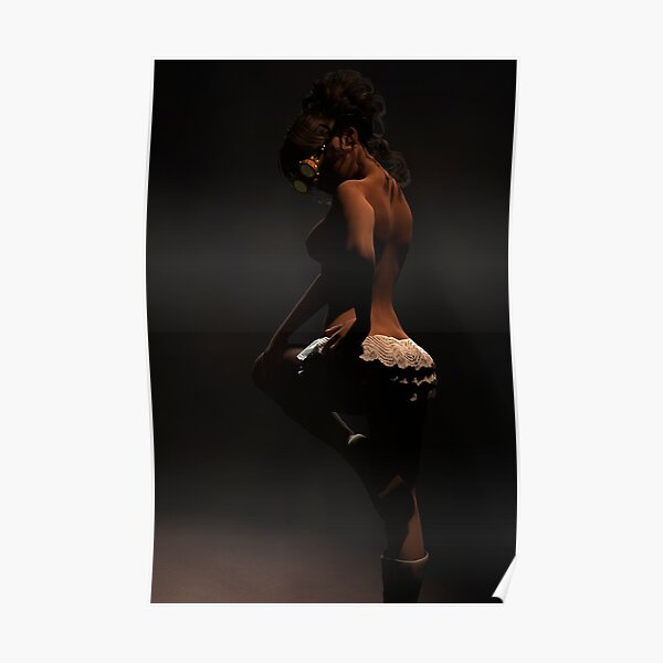 Chantilly - Steampunk Burlesque Render Poster