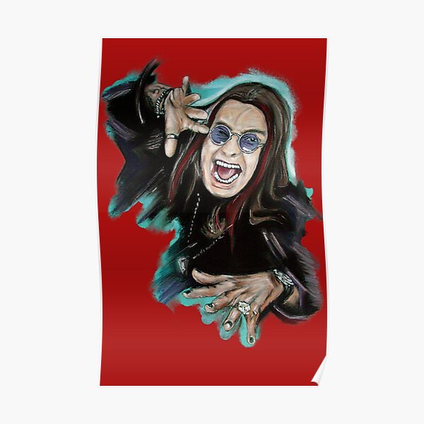 Poster Ozzy Osbourne Redbubble