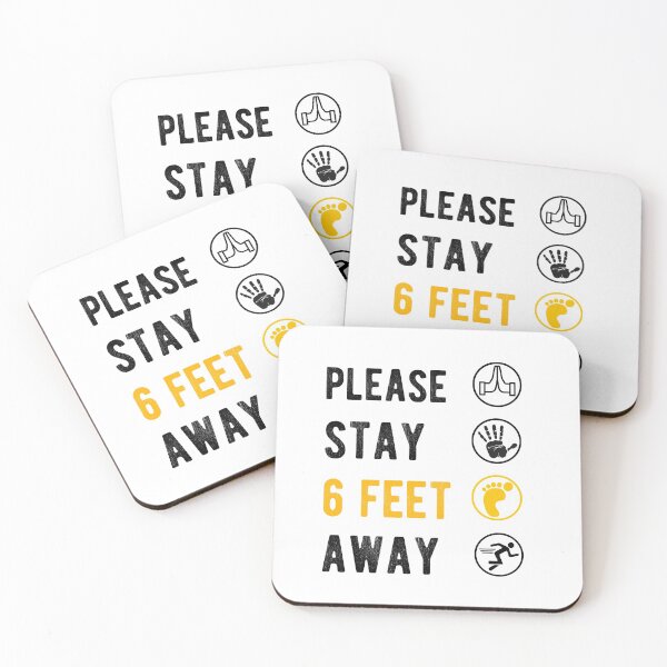 Item preview, PLEASE STAY 6 FEET AWAY designed and sold by AnimaLovers.