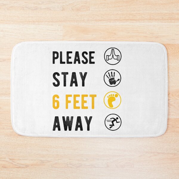 Item preview, PLEASE STAY 6 FEET AWAY designed and sold by AnimaLovers.