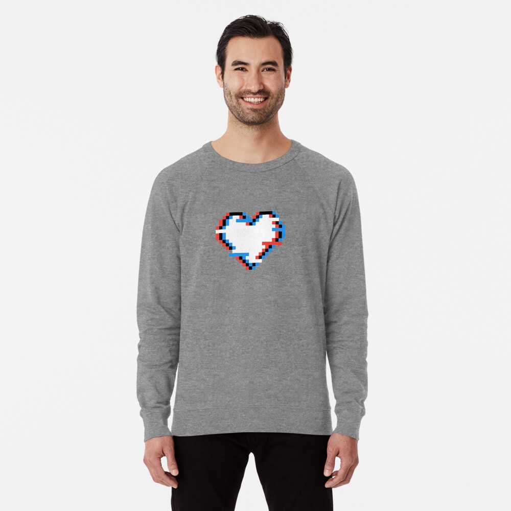3D Pixel Heart | Redbubble for by Glitch\