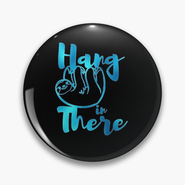 Item preview, Hang in There in Blue designed and sold by Paulele.