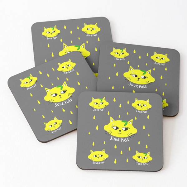 Item preview, Sour Puss - Dark Variation designed and sold by Kirsty Finnigan.