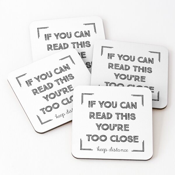 Item preview, If You Can Read This, You Are Too Close. designed and sold by ZoollGraphics.