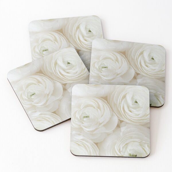 Item preview, White Ranunculus Persian Buttercup designed and sold by LADYGOODMOOD.