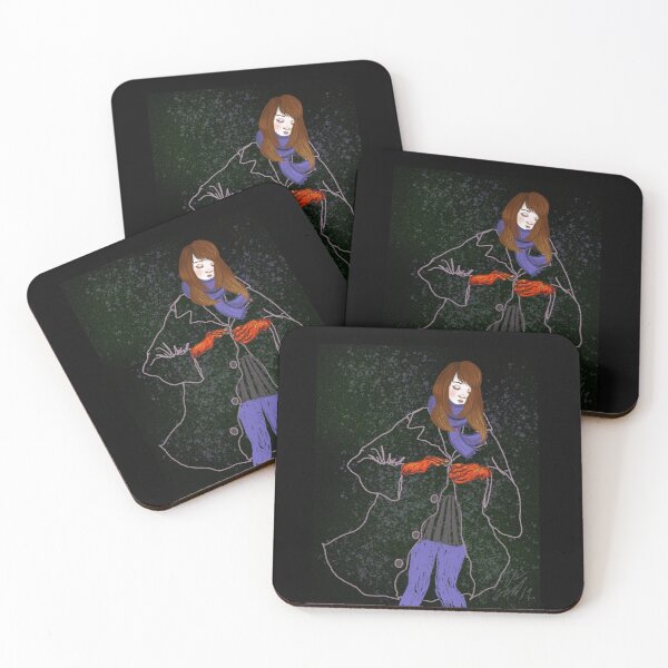 Item preview, Girl with large Jacket designed and sold by GroglioArt.
