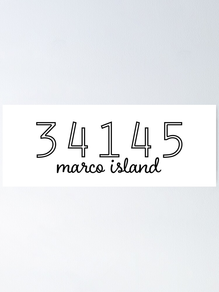 marco-island-florida-zip-code-34145-poster-for-sale-by-mscheess