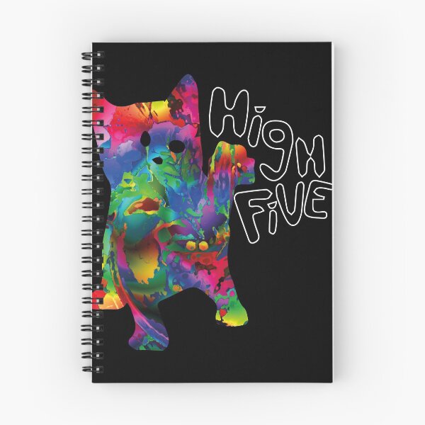 Item preview, Psychedelic Crazy Cat High Five designed and sold by xagta10.