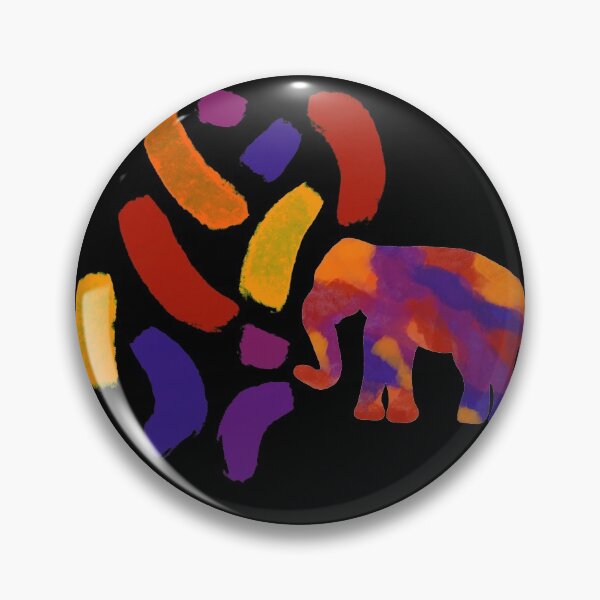 Item preview, Elephants in Warm Colors designed and sold by Hodgepodge Bricolage.