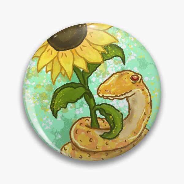 Artikelvorschau, Schlange mit Sonnenblume entworfen und verkauft von GroglioArt.