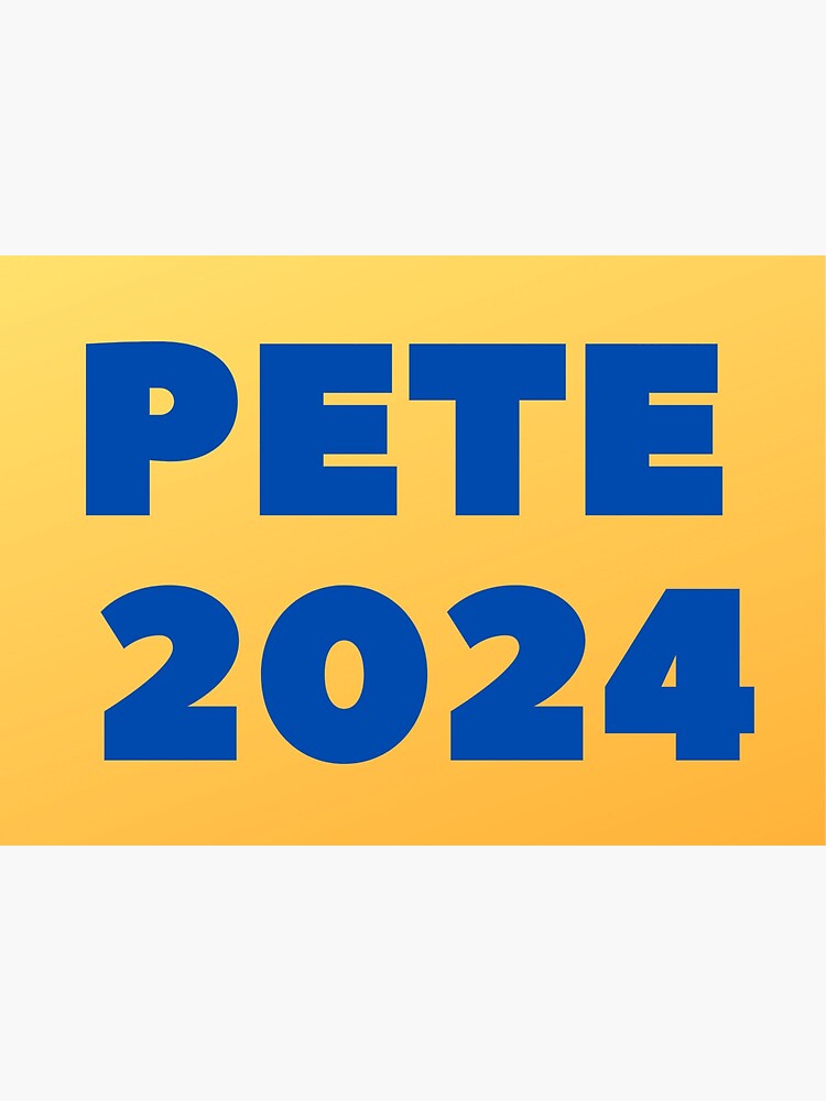 "Pete 2024" Sticker for Sale by JonahW08 Redbubble