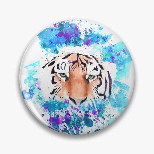 Item preview, Tiger splatter designed and sold by Petrún Sigurðardóttir.