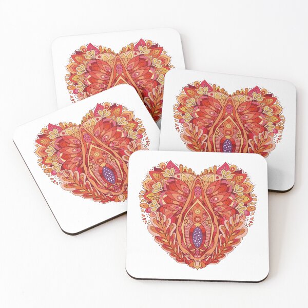 Artikelvorschau, Vagina Mandala T-Shirt entworfen und verkauft von saukos.