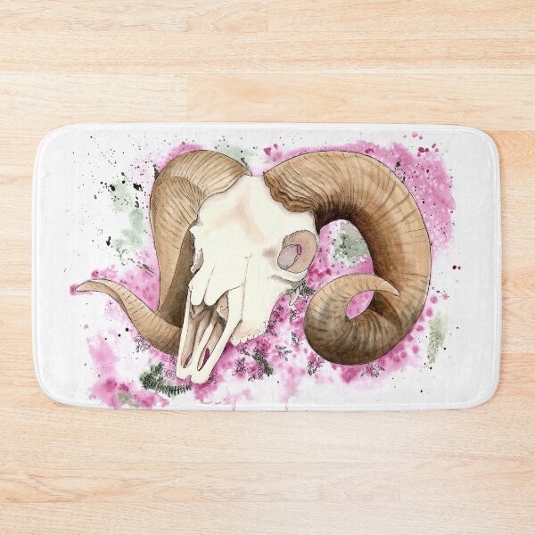 Item preview, Sheep skull on mother of thyme designed and sold by Petrún Sigurðardóttir.