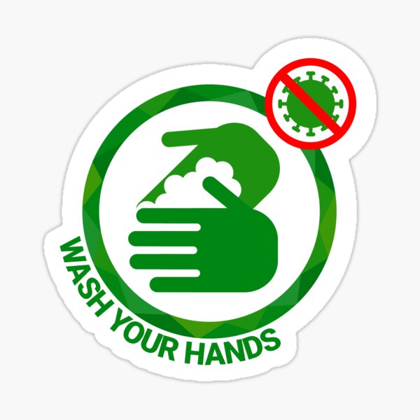 Wash your hands! Sticker