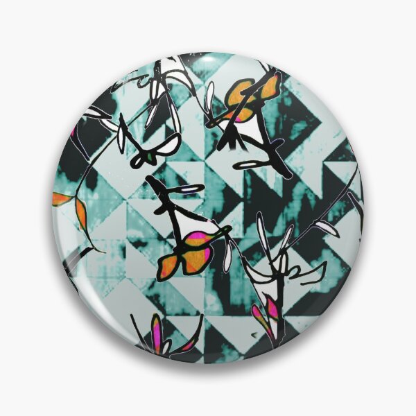 Artikelvorschau, Postmodernes geometrisches Blumenmuster entworfen und verkauft von FETtees.