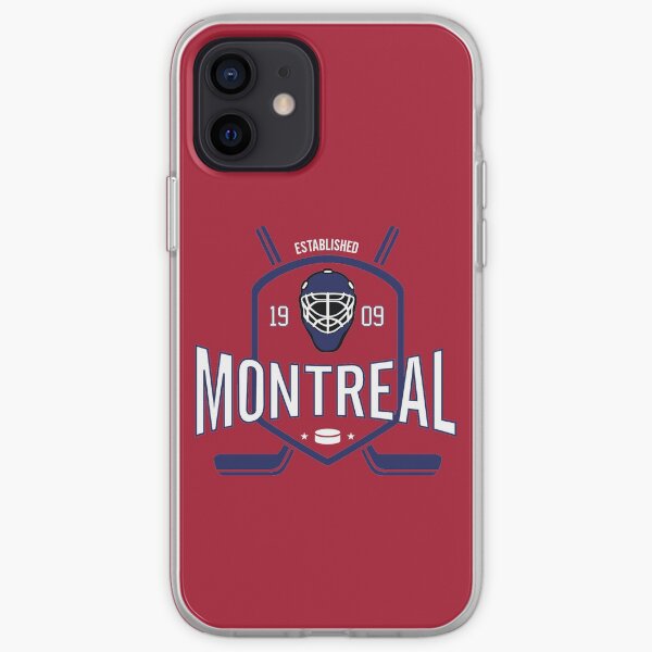 Conception de hockey des Canadiens de Montréal Coque souple iPhone