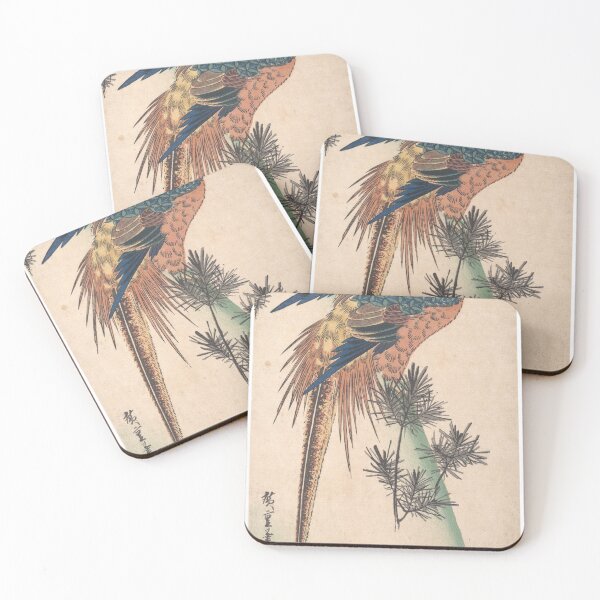 Item preview, Pheasant on a pine tree designed and sold by Tizeru.