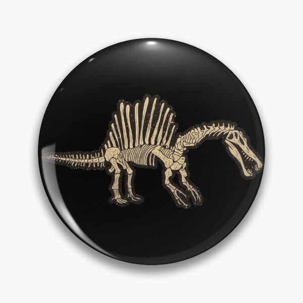 Item preview, Spinosaurus Skeleton T-shirt, Spikey Dinosaur Shirt, Dino Bones Tshirt, Paleontologist Tee, Spined Prehistoric Reptiles designed and sold by theglaze.