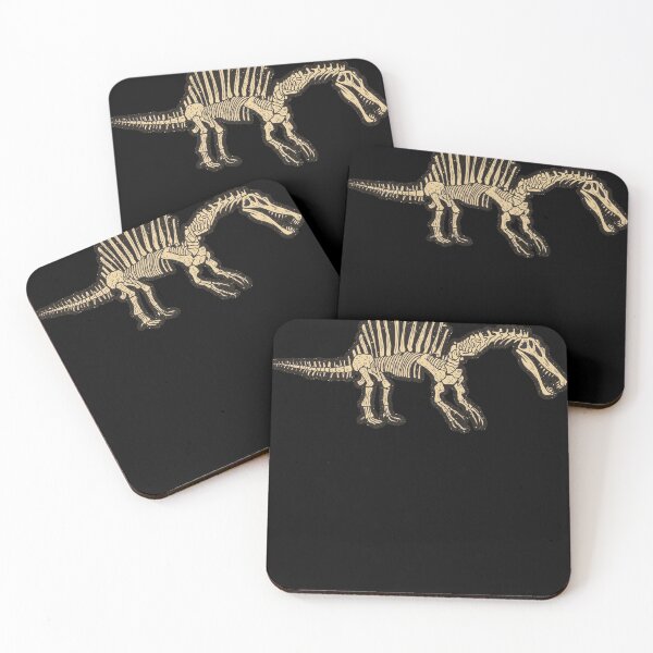 Item preview, Spinosaurus Skeleton T-shirt, Spikey Dinosaur Shirt, Dino Bones Tshirt, Paleontologist Tee, Spined Prehistoric Reptiles designed and sold by theglaze.