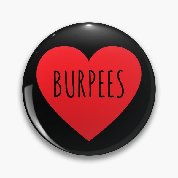 Item preview, I Love Burpees Heart  designed and sold by Vanover Designs.