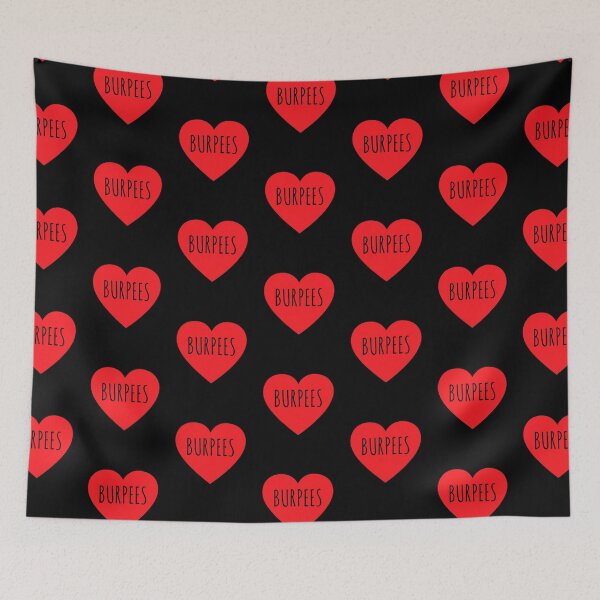 Item preview, I Love Burpees Heart  designed and sold by Vanover Designs.