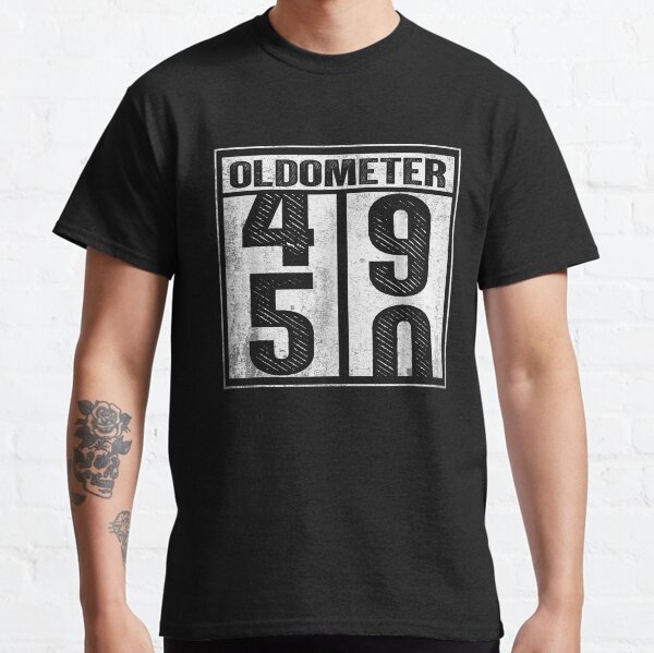 Item preview, 50th Birthday Funny Gift Men Women Oldometer 49-50 designed and sold by SanderBech.