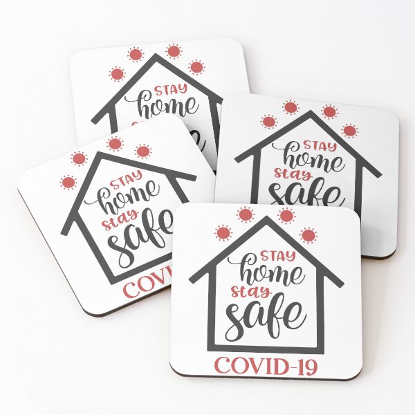 Item preview, Stay home stay safe COVID 19 designed and sold by HippyTees.