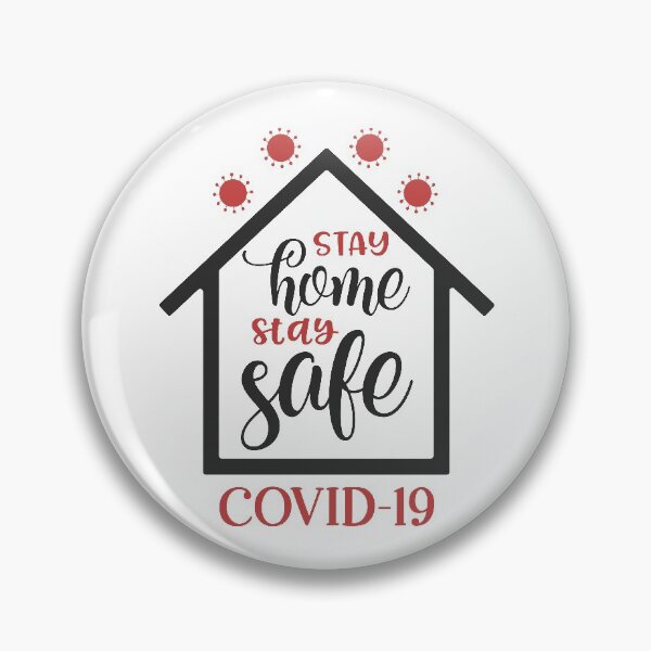 Item preview, Stay home stay safe COVID 19 designed and sold by HippyTees.