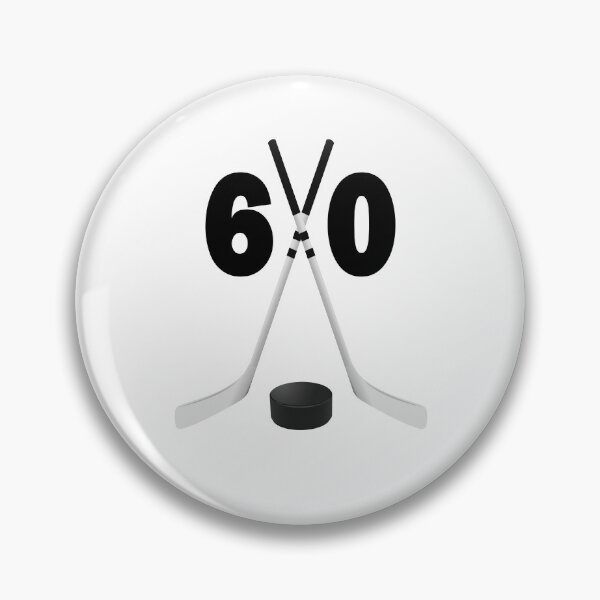 Item preview, Hockey number 60 - sixty with sticks and disc designed and sold by AllShirts21.