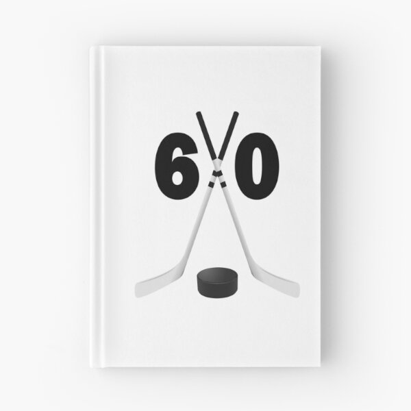 Item preview, Hockey number 60 - sixty with sticks and disc designed and sold by AllShirts21.