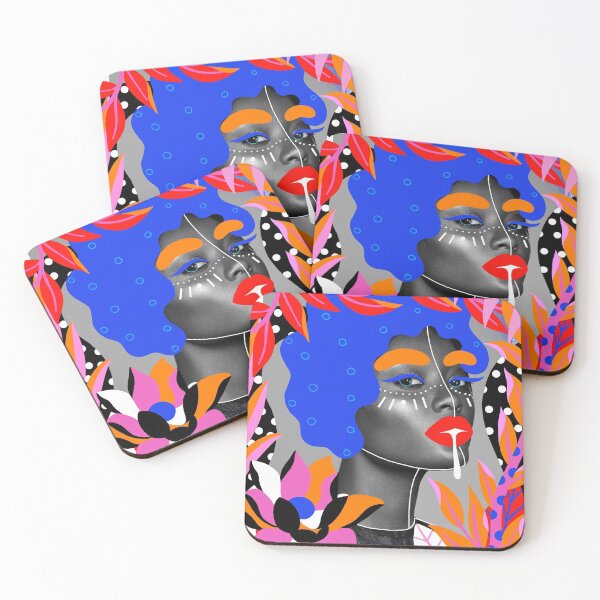 Item preview, Pop Art Portrait, Floral Frame designed and sold by FETtees.
