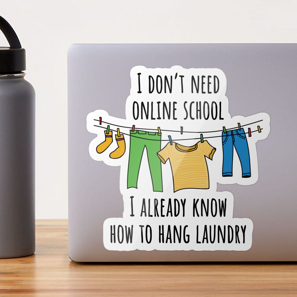 Online School. Sticker