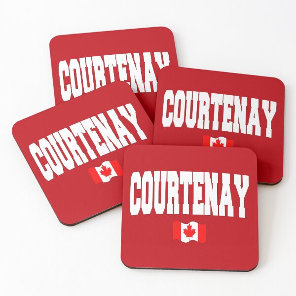 Item preview, Courtenay with Canadian flag designed and sold by AllShirts21.