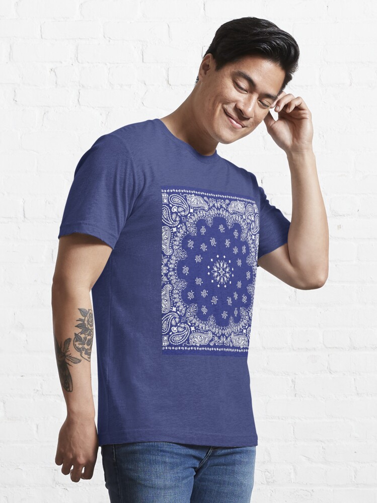 "Blue Bandana " Tshirt for Sale by FreeGoosie Redbubble blue t