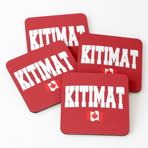 Item preview, Kitimat with Canadian flag designed and sold by AllShirts21.