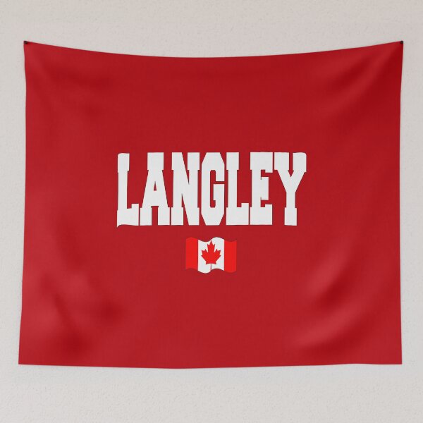 Item preview, Langley with Canadian flag designed and sold by AllShirts21.