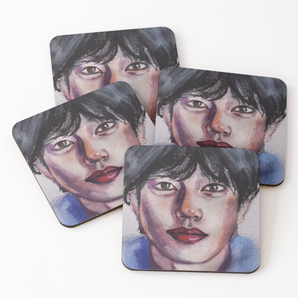 Item preview, Bts Taehyng V Watercolor Painting designed and sold by kristiART.
