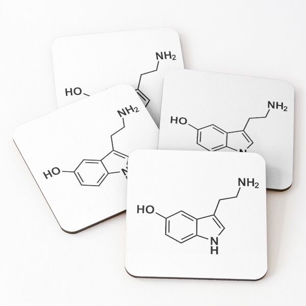Artikelvorschau, chemische Serotoninformel entworfen und verkauft von tony4urban.