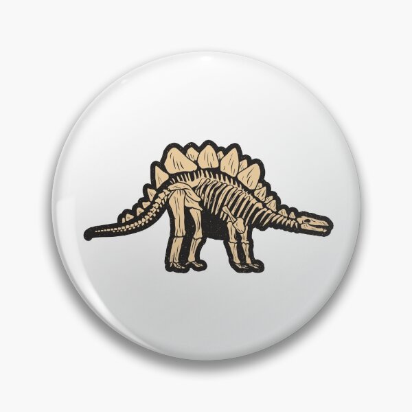 Item preview, Stegosaurus Dinosaur T-shirt, Spikey Dino Tee, Skeleton Tshirt, Spiney Shirt, Dino Bones, Spike Backed Prehistoric Reptiles designed and sold by theglaze.