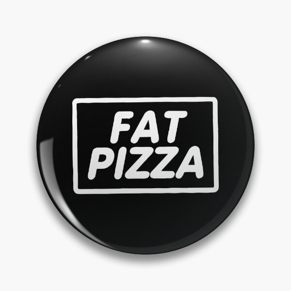 Item preview, Fat Pizza Logo designed and sold by lolistella.