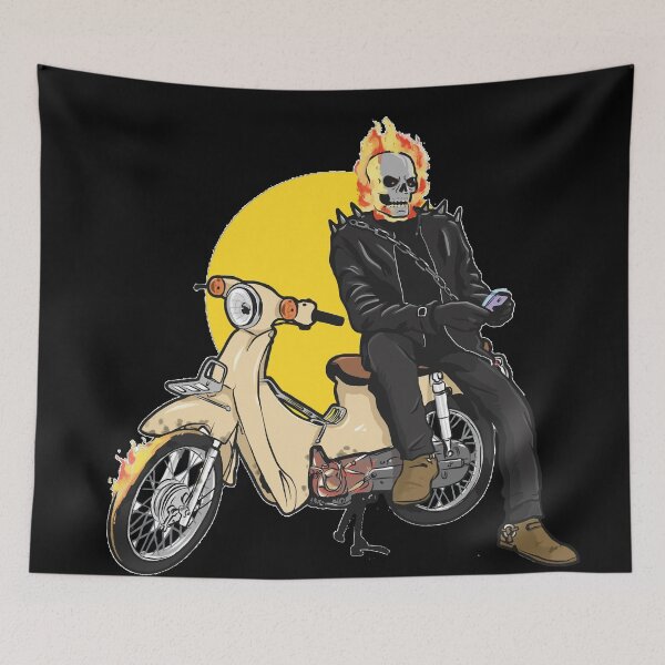 Item preview, Ghost rider Skull designed and sold by slagalicastrave.