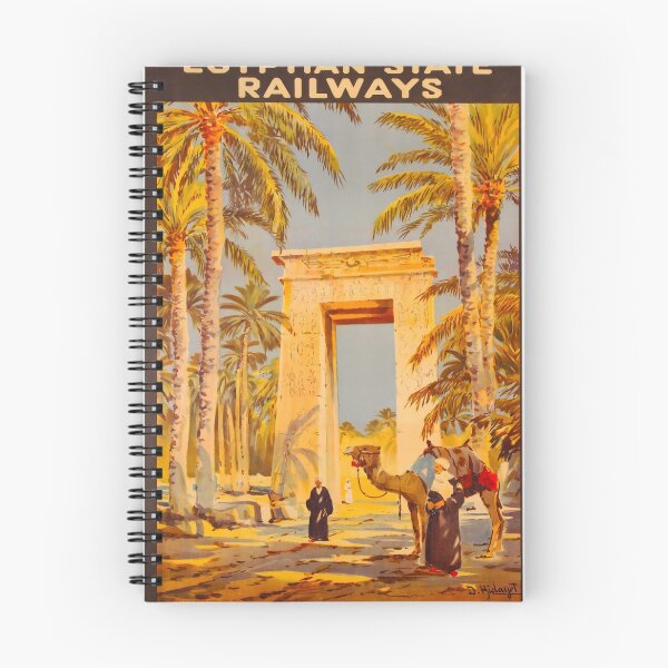 Item preview, Egypt Karnak vintage travel poster designed and sold by stickart-marek.