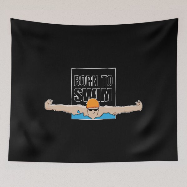 Item preview, Swimming Gift Product Swim Coach Born To Swim Team Design designed and sold by linco11.