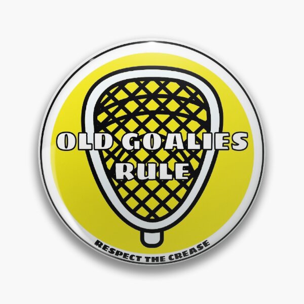 Item preview, Lacrosse Goalie - Old Goalies Rule Yellow  designed and sold by RiplMedia.