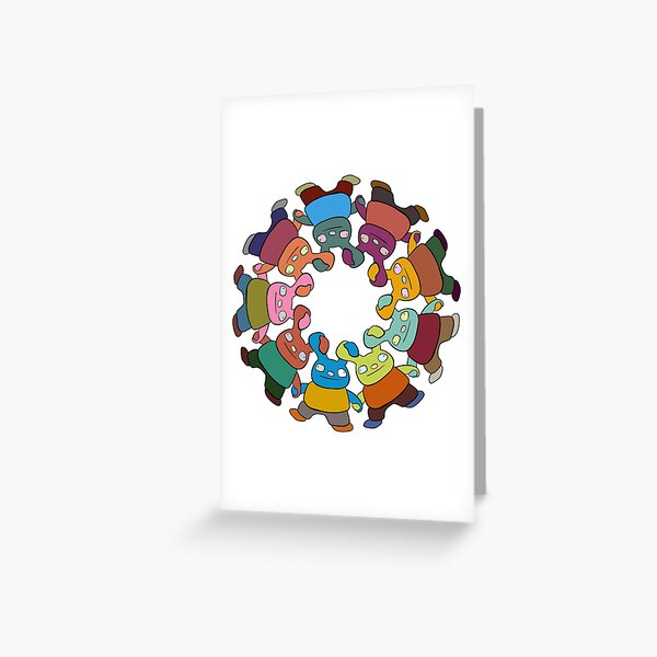 Same But Different Greeting Card