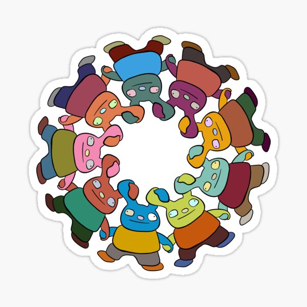 Same But Different Sticker