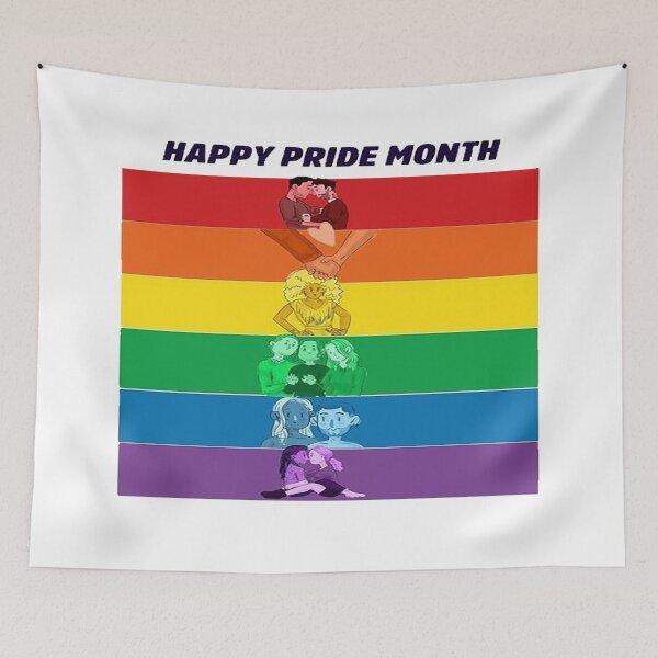 Item preview, happy lgbt pride month designed and sold by Omeris.
