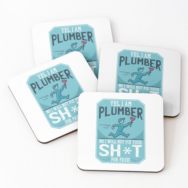 Item preview, FUNNY PLUMBER QUOTE designed and sold by jasebro.